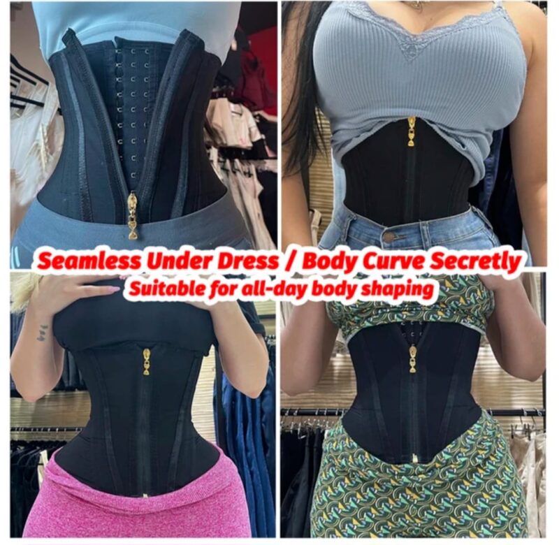Double Corset With Zip
